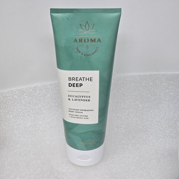 Bath & Body Works Breathe Deep Eucalyptus & Lavender Body Cream 8 Oz - Picture 1 of 1